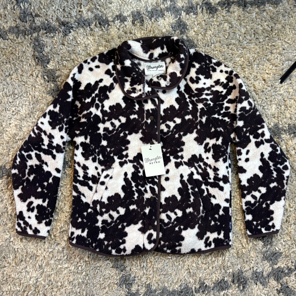 Wrangler Retro Americana Full-Snap Sherpa Jacket for Ladies